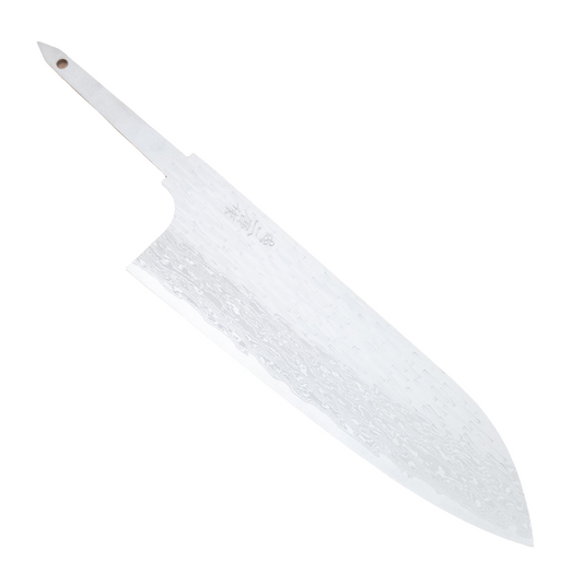 170mm Nigara XEOS Damascus Wa Santoku Blade