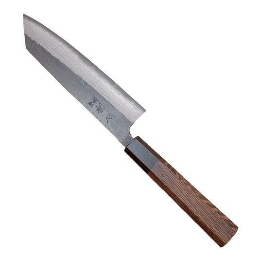180mm Hatsukokoro Kumokage Aogami Damascus Wa Bunka