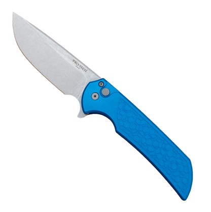 PRO-TECH Mordax Blue Gridlock Flipper MX105BLU