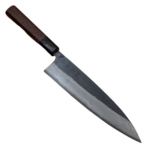 210mm Hatsukokoro Kumokage Damascus Aogami Wa Gyuto