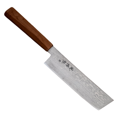 155mm Ryusen Fukakuryu ATS314 Damascus Wa Nakiri