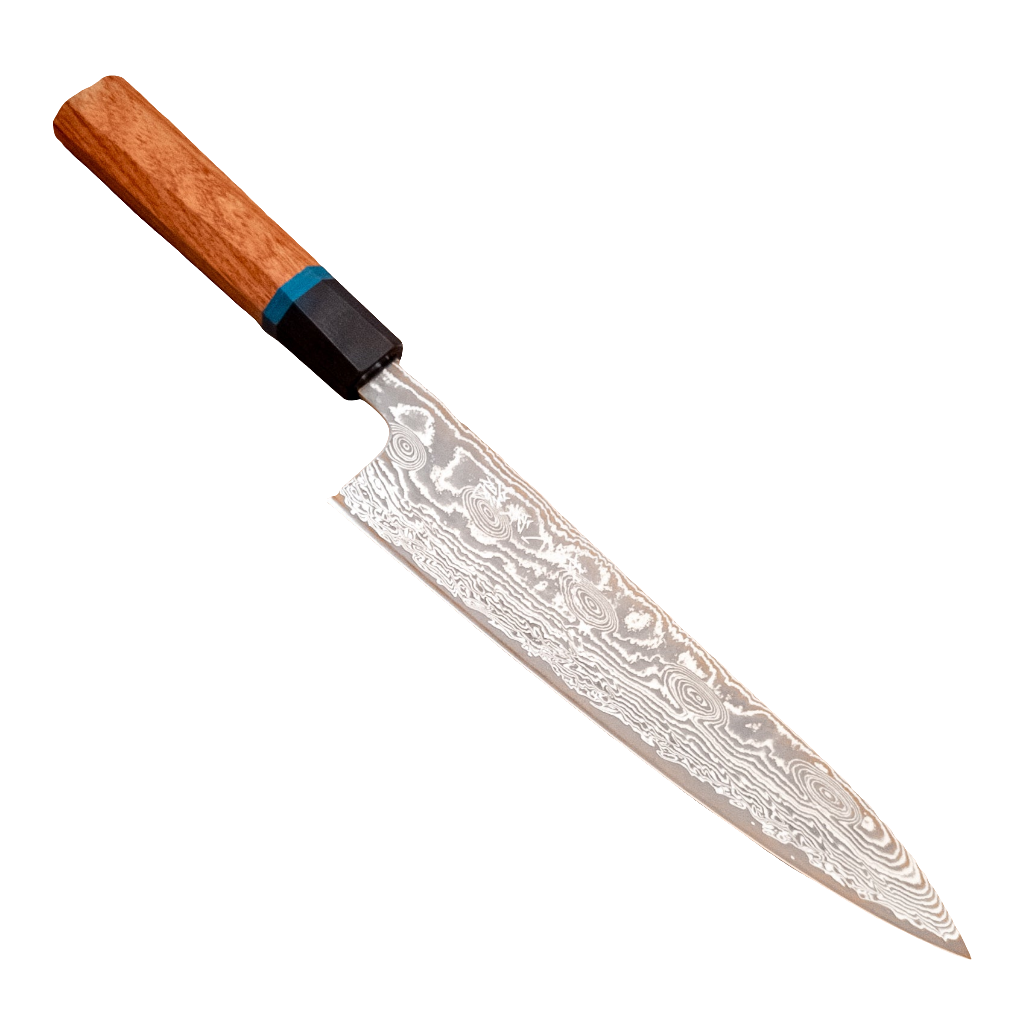 210mm Ryusen Bontenunryu Kai VG10 Damascus Wa Gyuto