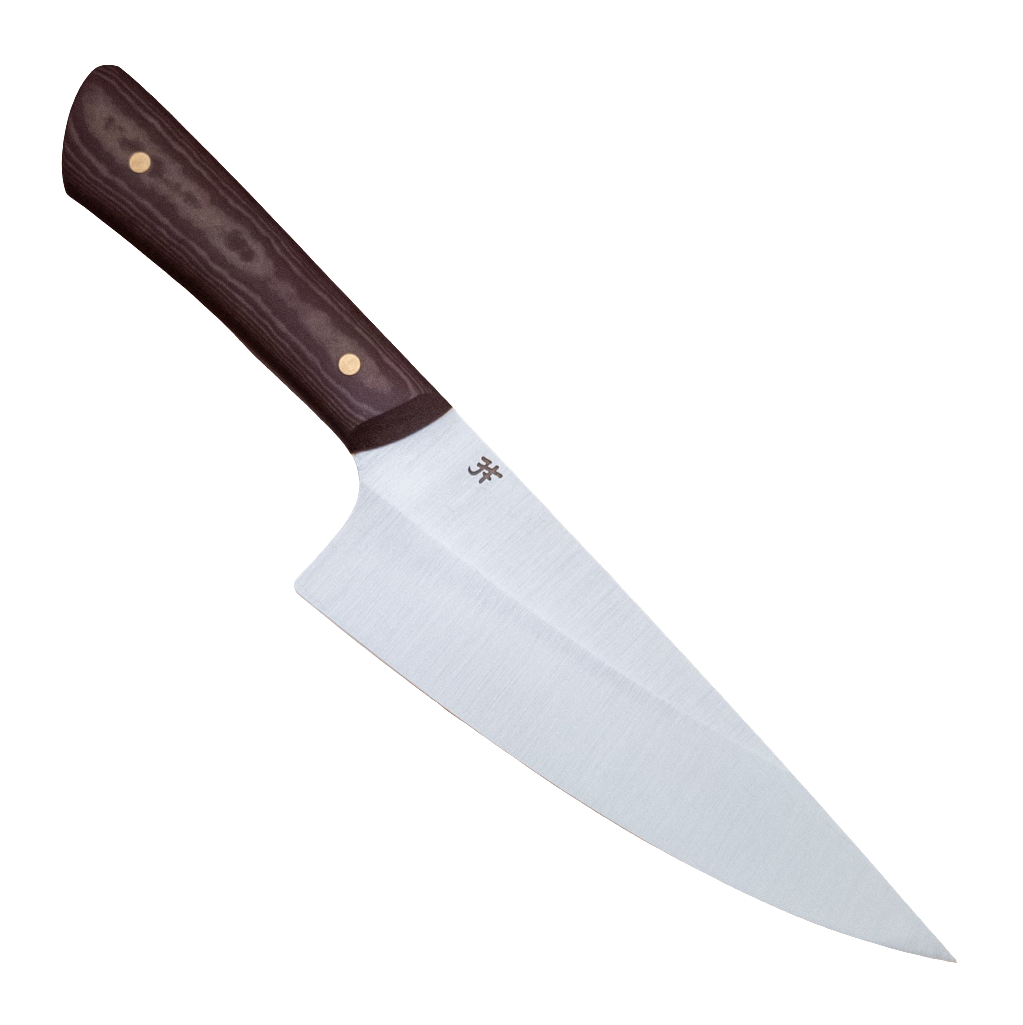 165mm Josh Fisher Nitro-V Chef Cabernet Richlite Handle