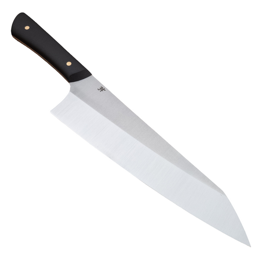 215mm Josh Fisher Nitro-V Kiritsuke Black Richlite Handle
