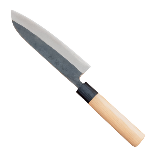 180mm Muneishi Stainless Clad AO2 Wa Santoku