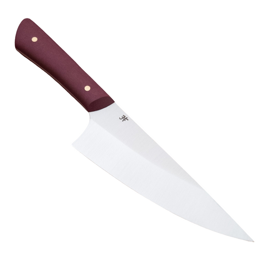 165mm Josh Fisher Nitro-V Chef Maroon Richlite Handle