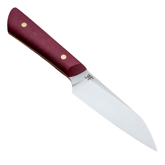 88mm Josh Fisher Nitro-V Paring Maroon Richlite Handle