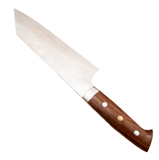 170mm Saji Aogami Rainbow Damascus Bunka Ironwood Yo Handle