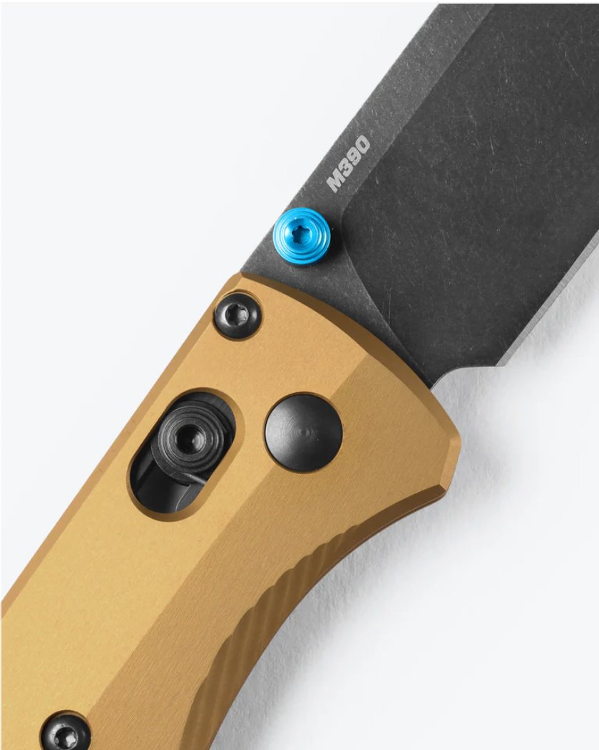 Benchmade Bugout Burnt Brass Aluminum 535BK - 7 - District Cutlery