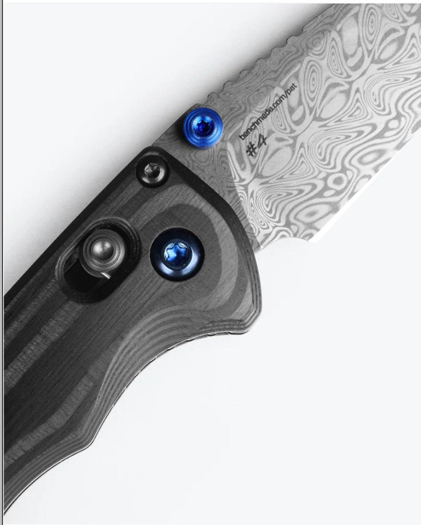 Benchmade Full Immunity #2277 Damascus Carbon Fiber Wharncliffe EDC 290 - 241 - District Cutlery