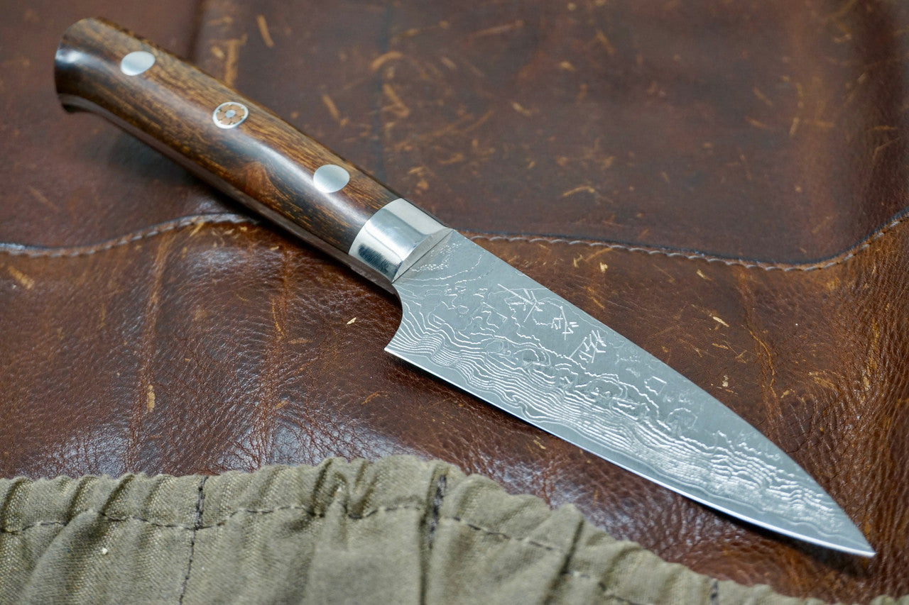 Takeshi Saji Damascus SG2 Paring Knife - 110mm