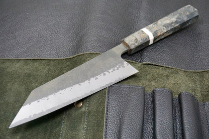 Hatsukokoro Shinkiro Damascus AS Bunka Knife - 165mm - District Cutlery