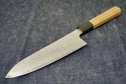 Hatsukokoro Yauji Damascus Santoku Knife - District Cutlery