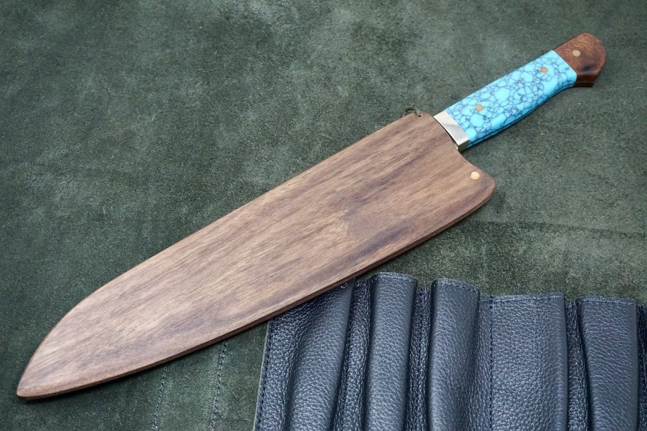 Hiro Knives Nickel Damascus SG2 Gyuto - District Cutlery