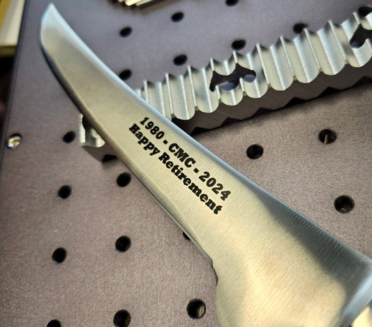 Knife Blade Laser Engraving Service - District Cutlery