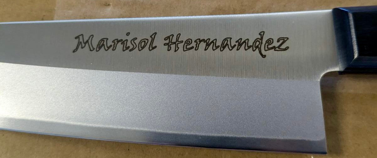 Knife Blade Laser Engraving Service - District Cutlery