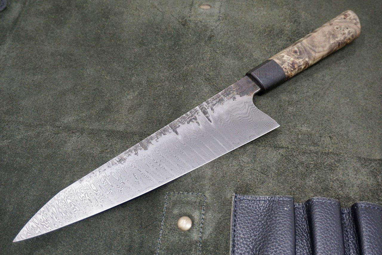 Martin Huber 100 - Layer Damascus Gyuto - District Cutlery