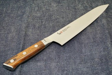 MCUSTA ZANMAI Ironwood Damascus Gyuto 210MM - District Cutlery