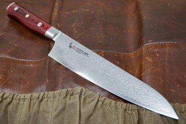 MCUSTA Zanmai Pro Gyuto Chef Knife - Damascus Clad - District Cutlery