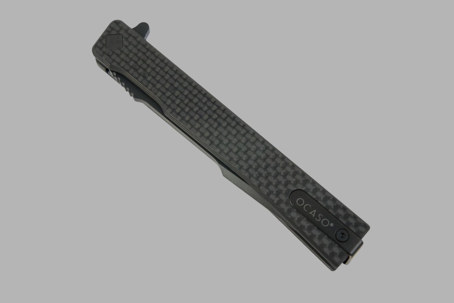 Ocaso Solstice Carbon Fiber Flipper Black PVD - District Cutlery