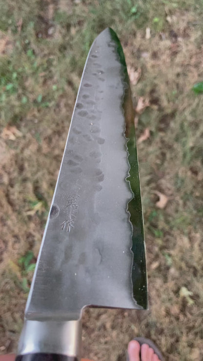 270mm Teruyasu Fujiwara Maboroshi Shirogami Sujihiki - Swanson Signature Regrind