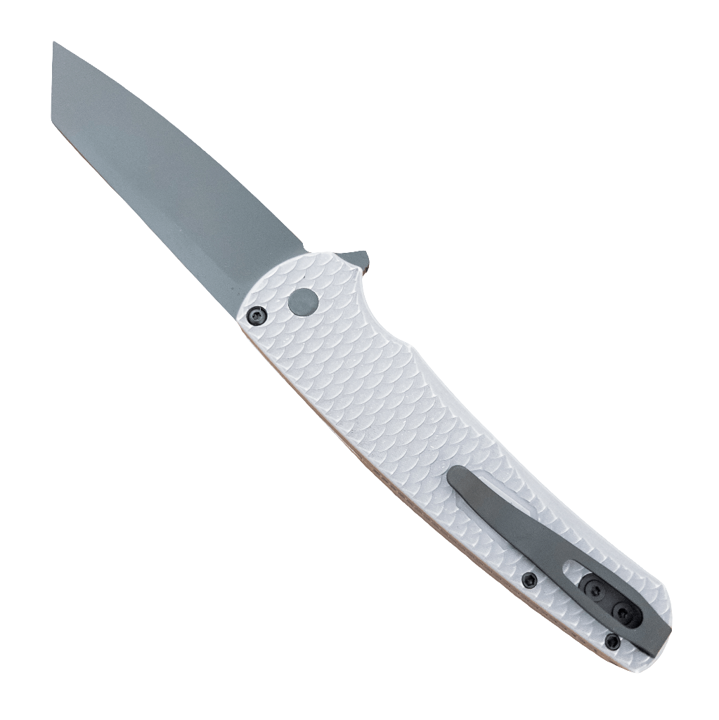 PRO - TECH Malibu Magnacut Grey Dragon Scale Reverse Tanto 5436BW - District Cutlery