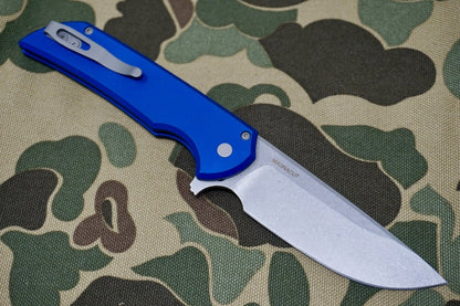 PRO - TECH Mordax Blue Flipper - District Cutlery