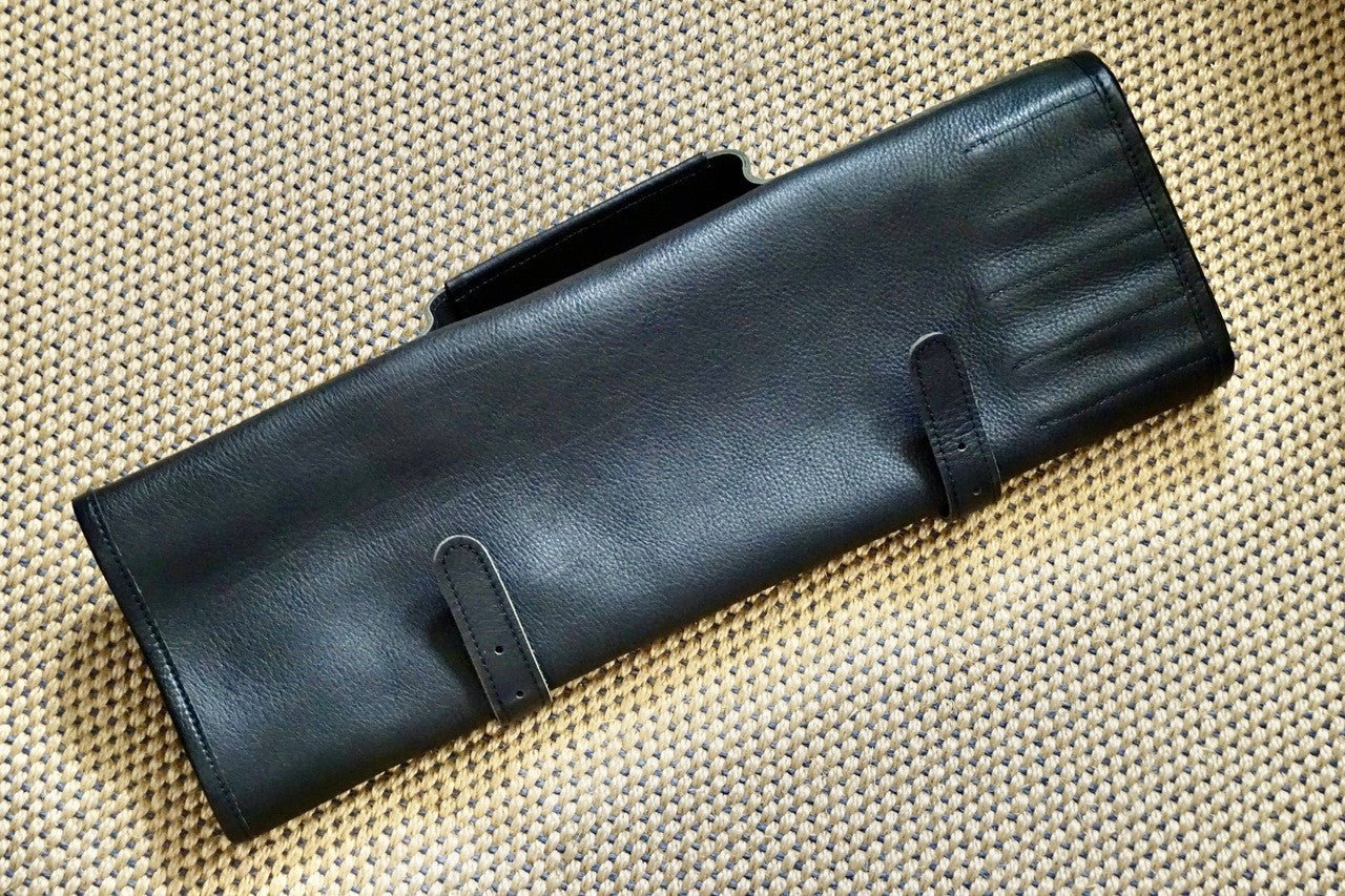 Quavaro Knife Roll - Black Out - District Cutlery