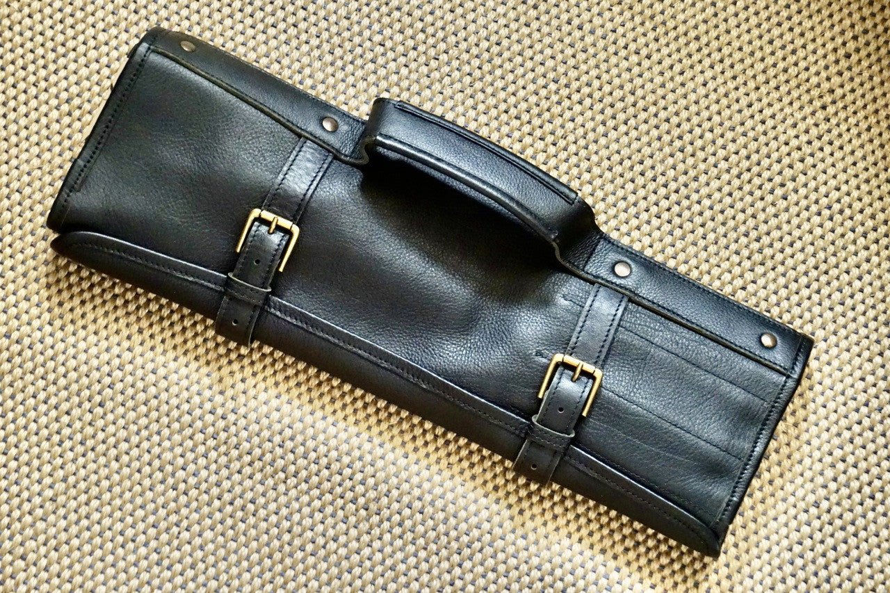 Quavaro Knife Roll - Black Out - District Cutlery