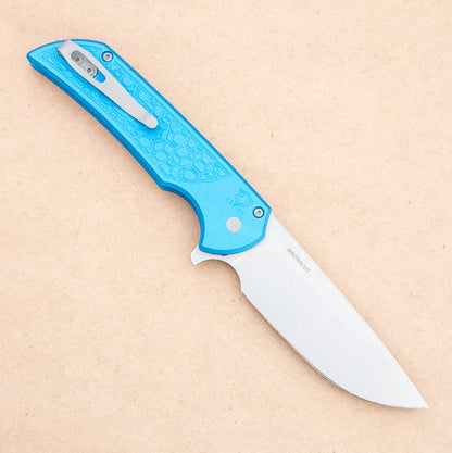PRO-TECH Mordax Blue Gridlock Flipper MX105BLU