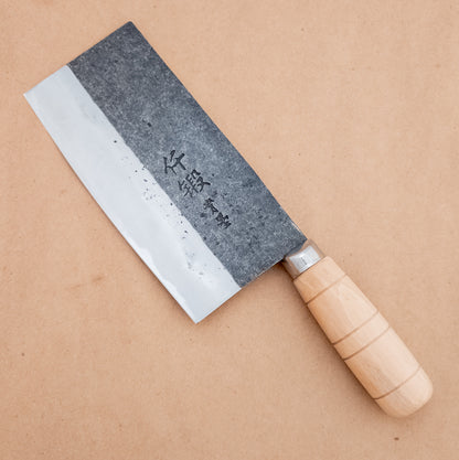170mm Hatsukokoro Sentan Aogami Chinese Cleaver