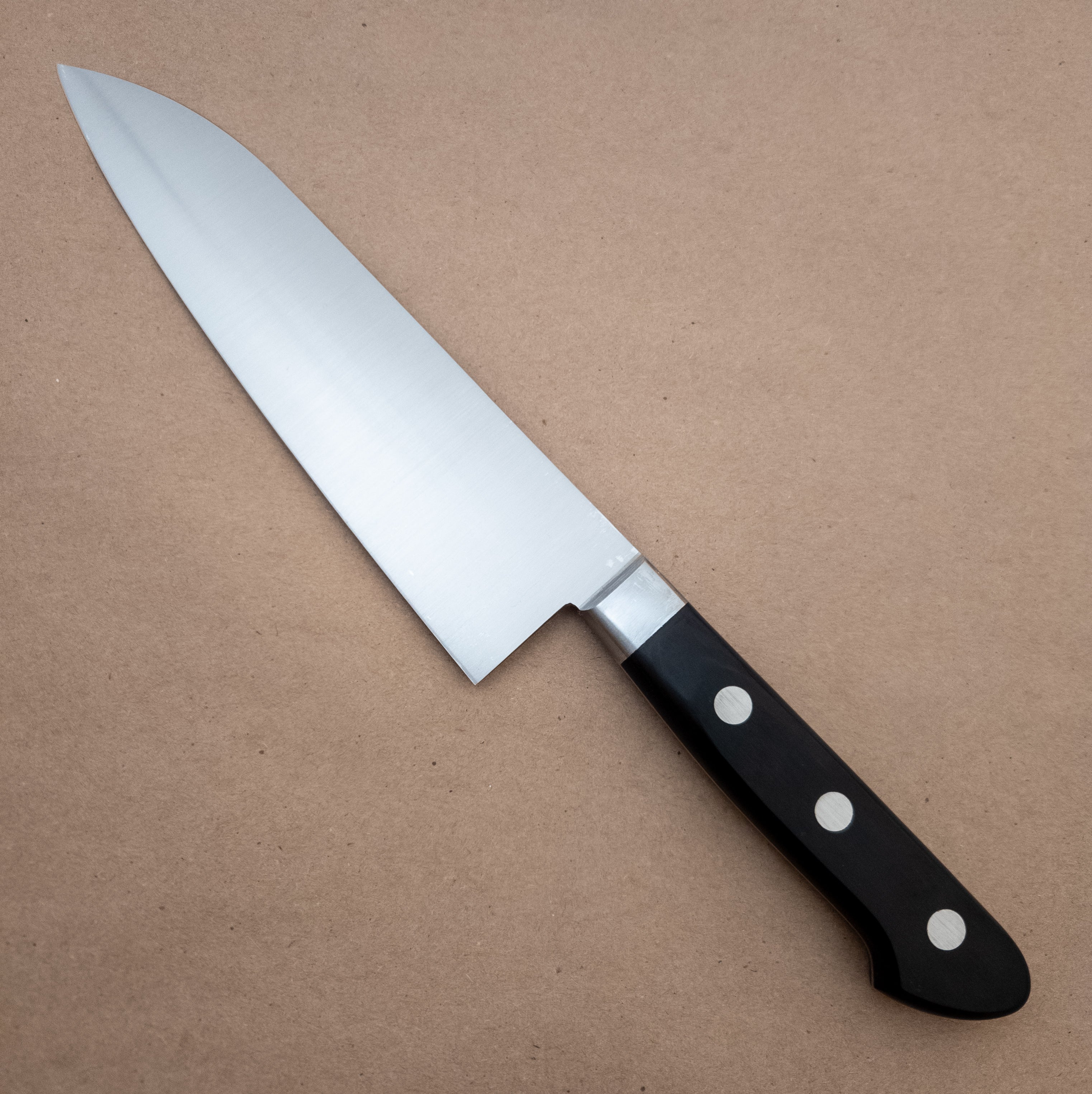 180mm Ashi Ginga Carbon Steel Santoku – District Cutlery