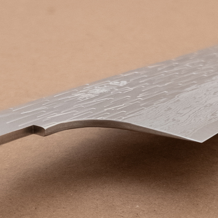 170mm Nigara XEOS Damascus Wa Santoku Blade