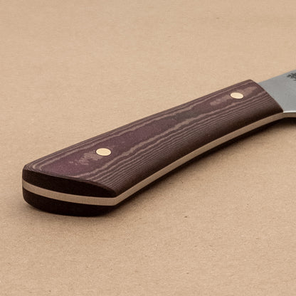 200mm Josh Fisher Nitro-V Chef Cabernet Richlite Handle