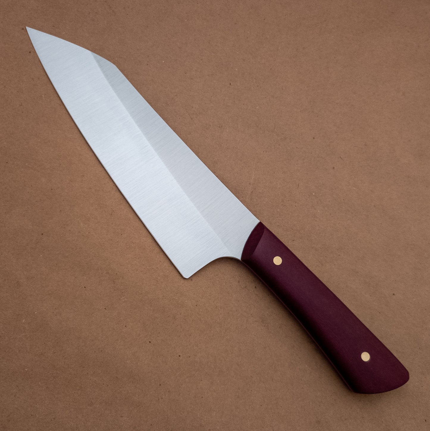178mm Josh Fisher Nitro-V Bunka Maroon Richlite Handle