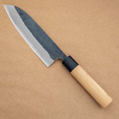 180mm Muneishi Stainless Clad AO2 Wa Santoku