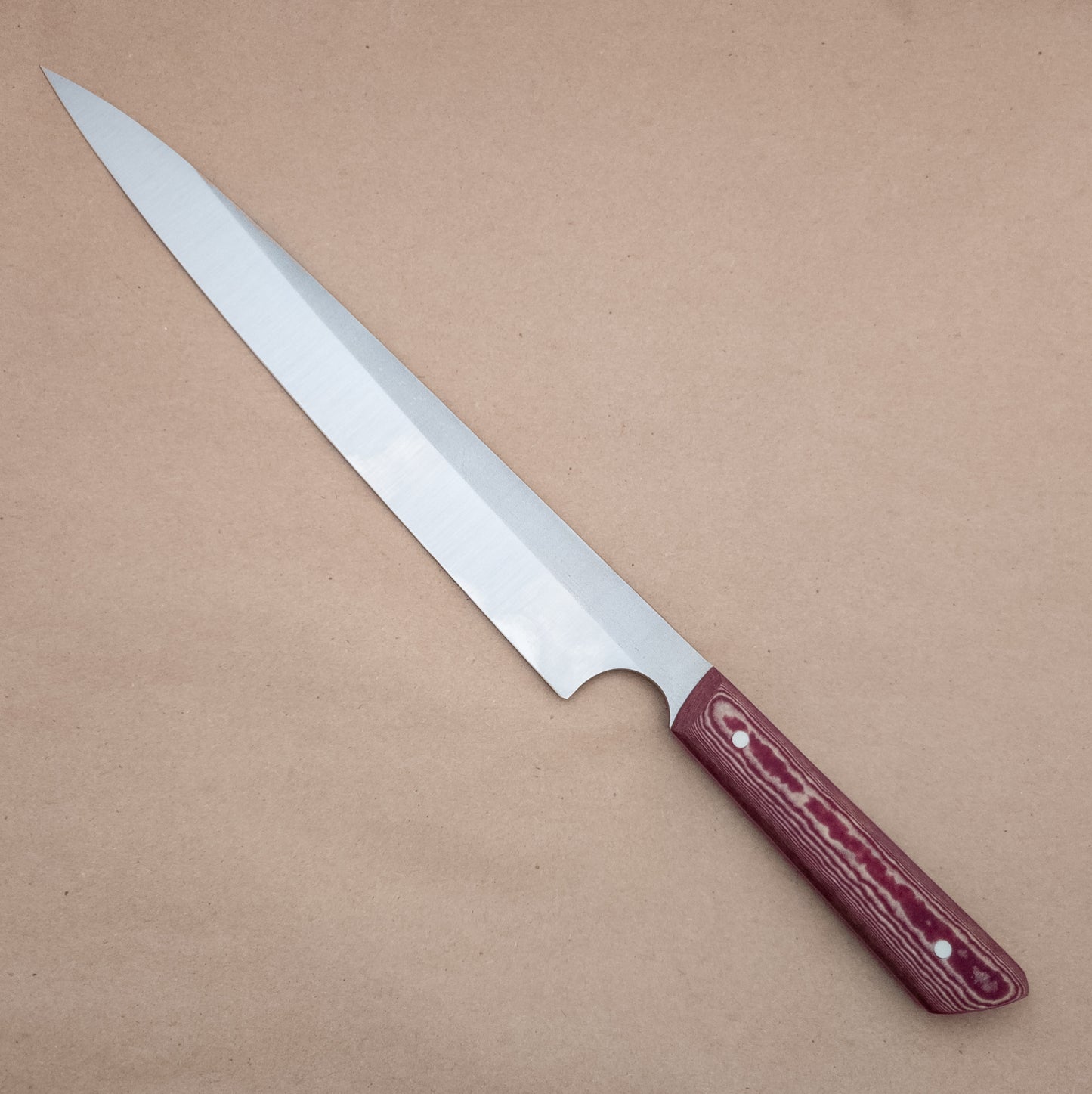 270mm Josh Fisher Nitro-V Sujihiki Cardinal Richlite