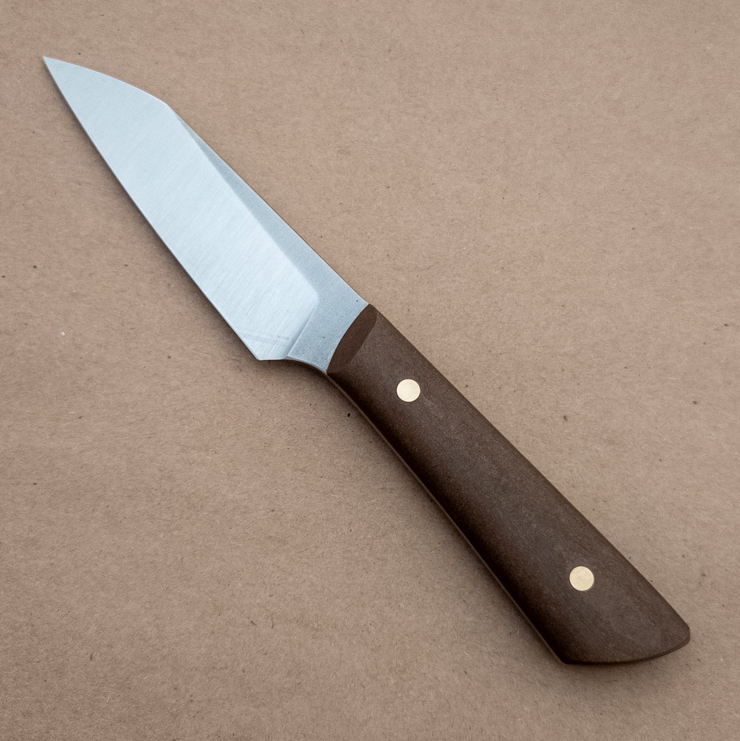 88mm Josh Fisher Nitro-V Paring Brown Richlite Handle