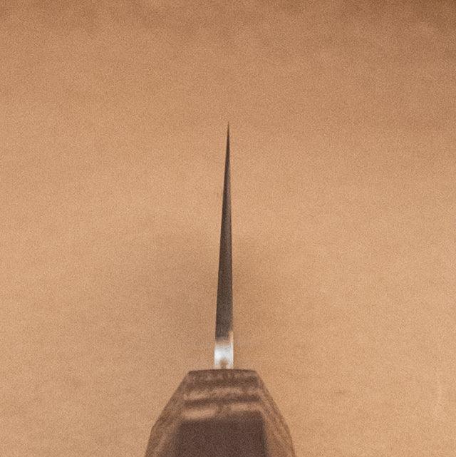 210mm Rowland Cutlery Nitro-V Gyuto Curly Mango Wa Handle