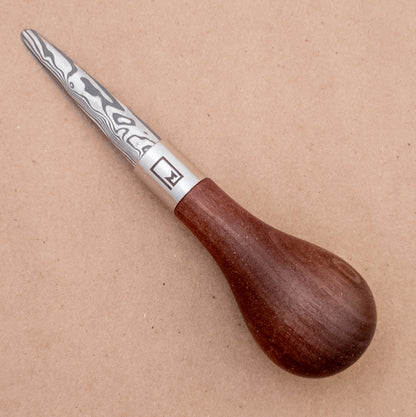 Monolith Knives Damascus Oyster Shucker Walnut