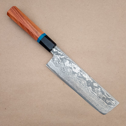165mm Ryusen Bontenunryu Kai VG10 Damascus Wa Nakiri