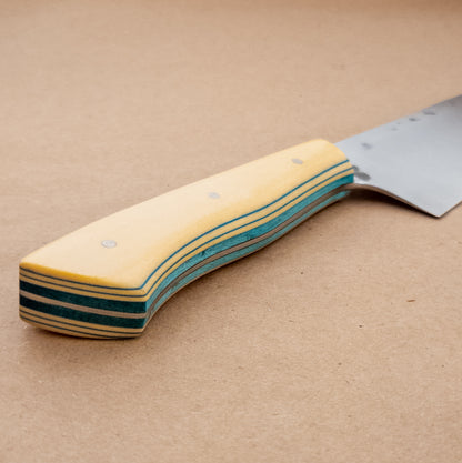 190mm Carter Cutlery Gyuto Micarta Yo Handle