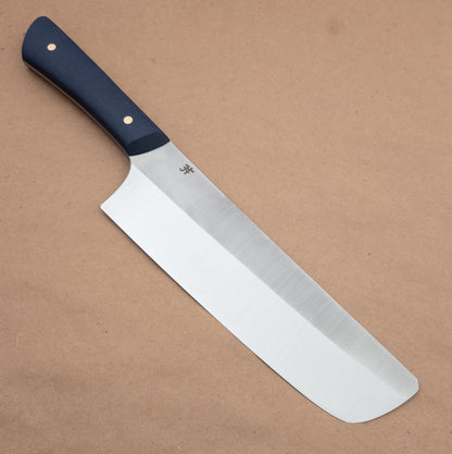 165mm Josh Fisher Nitro-V Nakiri Blue Richlite Handle