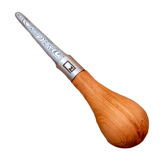 Monolith Knives Damascus Oyster Shucker Douglas Fir