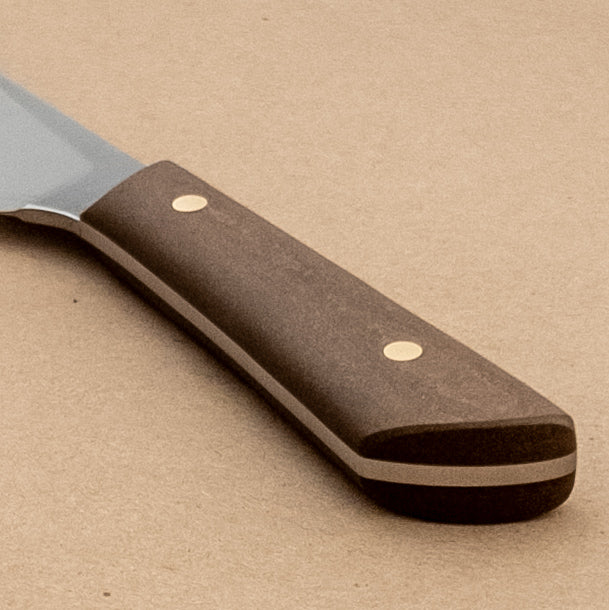 88mm Josh Fisher Nitro-V Paring Brown Richlite Handle