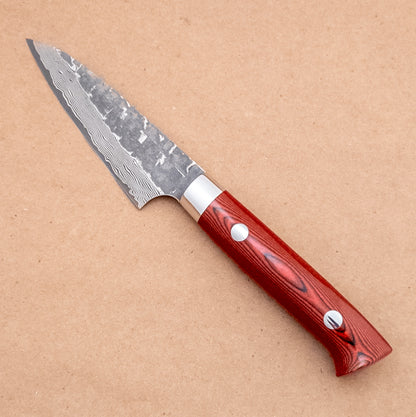90mm Saji VG10 Damascus Tsuchime Paring