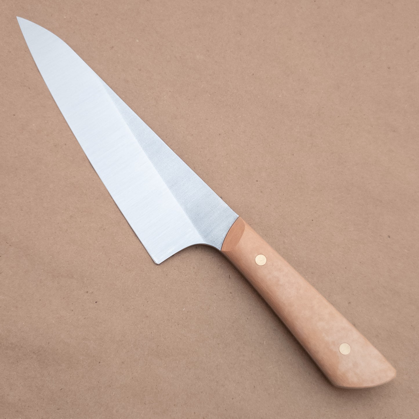 140mm Josh Fisher Nitro-V Petty Utility Natural Richlite Handle