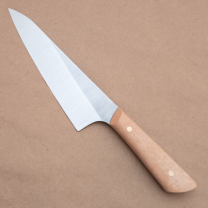 140mm Josh Fisher Nitro-V Petty Utility Natural Richlite Handle