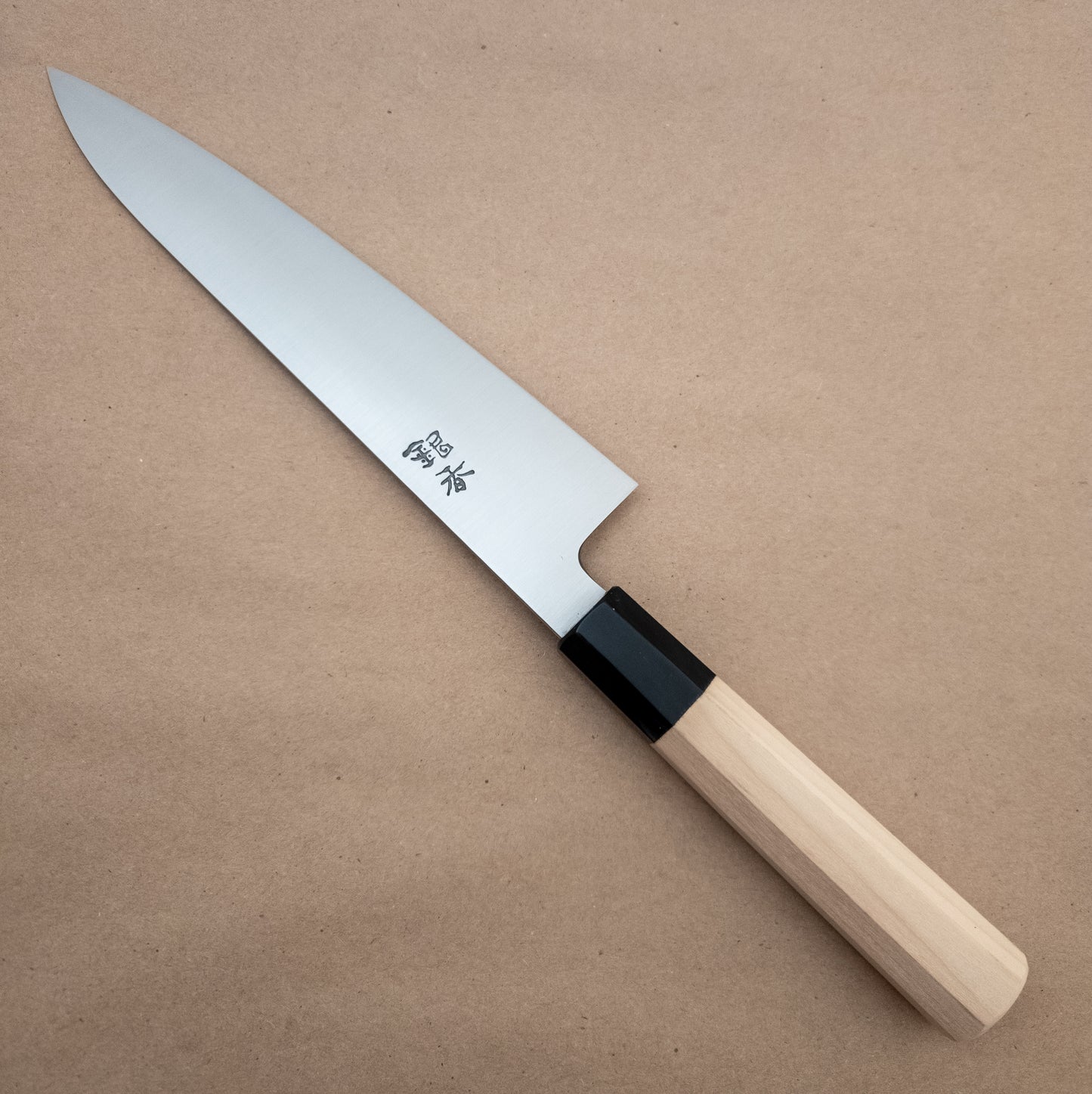 210mm Ashi Ginga Carbon Steel Wa Gyuto
