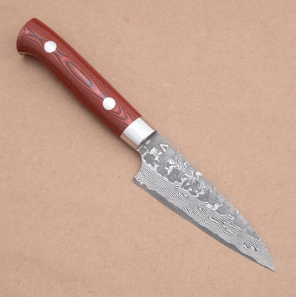 90mm Saji VG10 Damascus Tsuchime Paring
